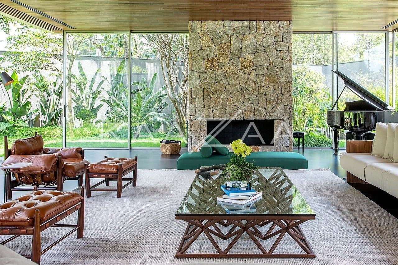 Contemporânea e toda mobiliada: casa com ambientes livres e jardim magnífico em rua fechada em Alto de Pinheiros. - Foto 9