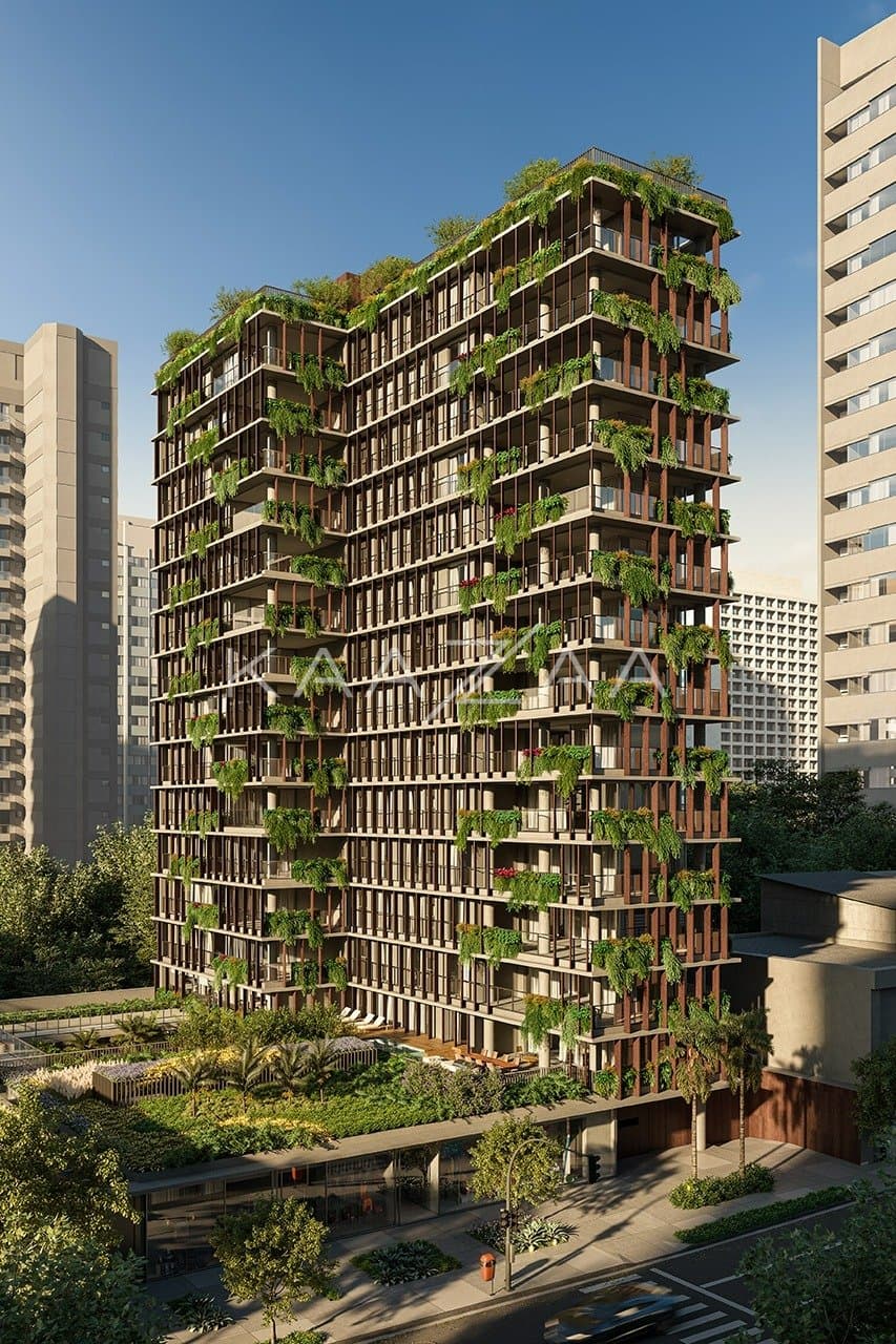 Apartamento com arquitetura de renome internacional neste projeto sustentável e inovador. Lançamento no Itaim Bibi. - Foto 2