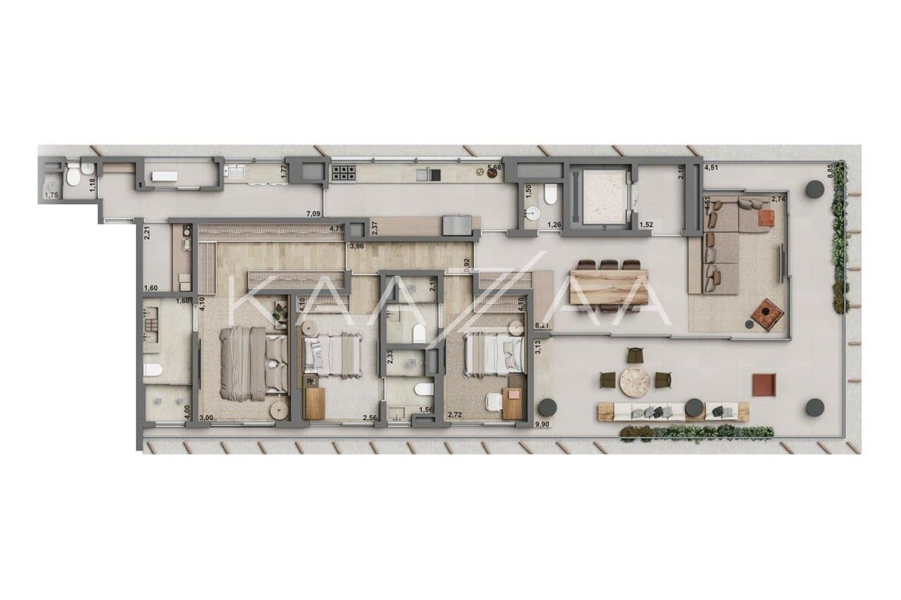 Apartamento com arquitetura de renome internacional neste projeto sustentável e inovador. Lançamento no Itaim Bibi. - Foto 23