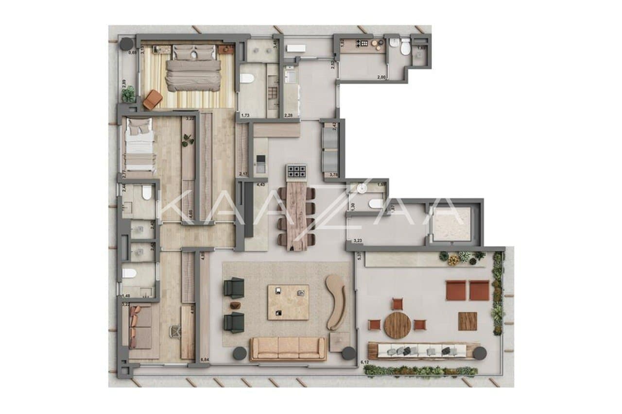 Apartamento com arquitetura de renome internacional neste projeto sustentável e inovador. Lançamento no Itaim Bibi. - Foto 25