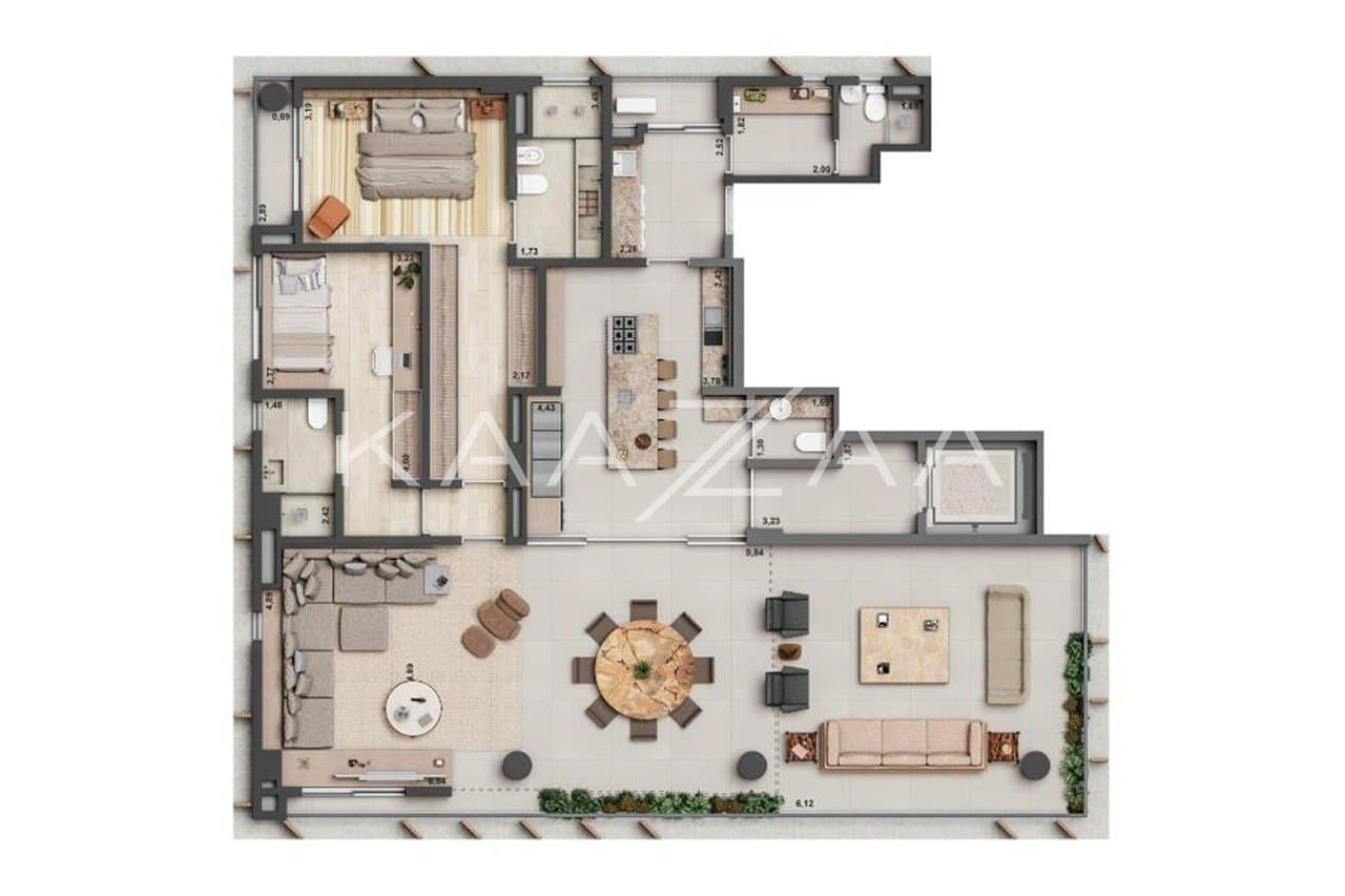 Apartamento com arquitetura de renome internacional neste projeto sustentável e inovador. Lançamento no Itaim Bibi. - Foto 26